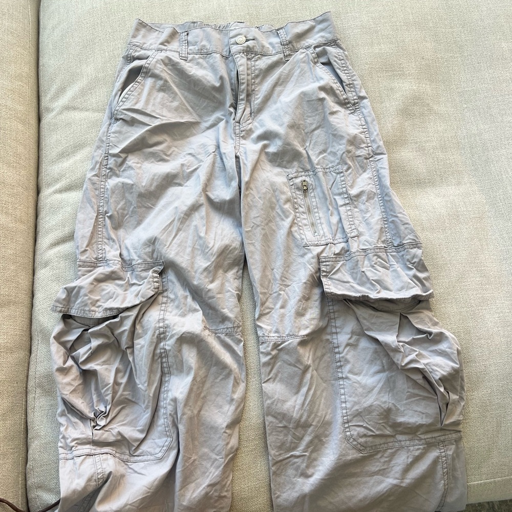 Gray Cargo Pants